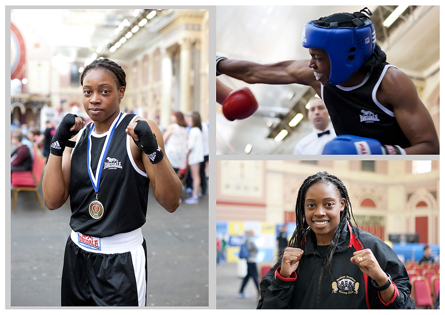 <br>NIKKITA SILVERA<br>Female B, 69 final at the <br>Haringey Box Cup, Alexander Palace, 2015<br>